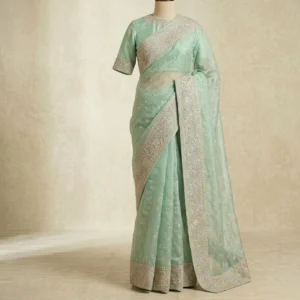 Pastel Designer Party Saree